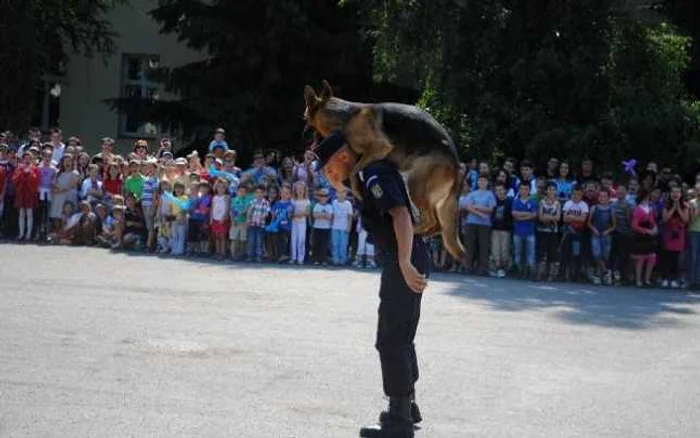 Jandarmii au făcut exerciții demonstrative