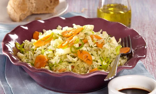 Vegetable salad with sauerkraut and dill jpeg