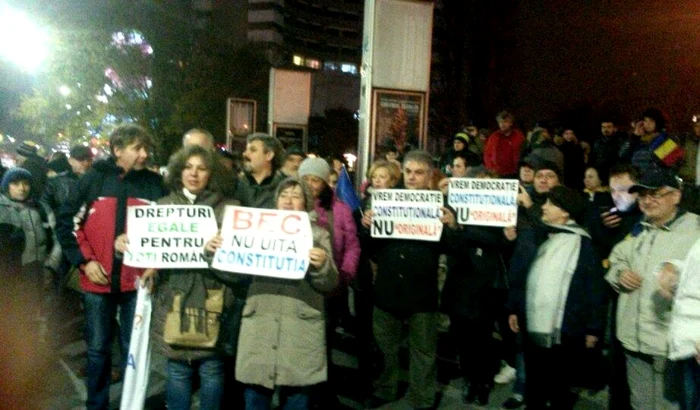 Protest Bucuresti în semn de solidaritate cu românii din diaspora FOTO Adevarul/Ada