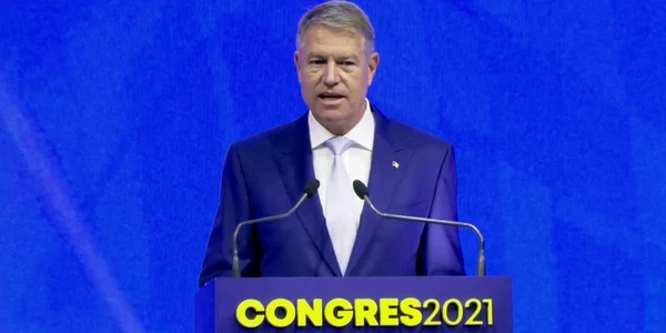Klaus Iohannis la Congresul PNL FOTO Captură video