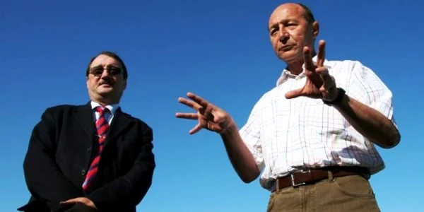 Mircea Băsescu şi Traian Băsescu Foto Mediafax