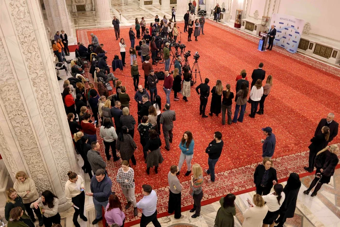 Restructurările au stârnit proteste în Senat FOTO Inquam Photos / Octav Ganea