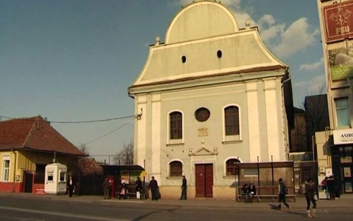 Sinagoga din Alba Iulia în care a avut loc atentatul cu bombă în 1938