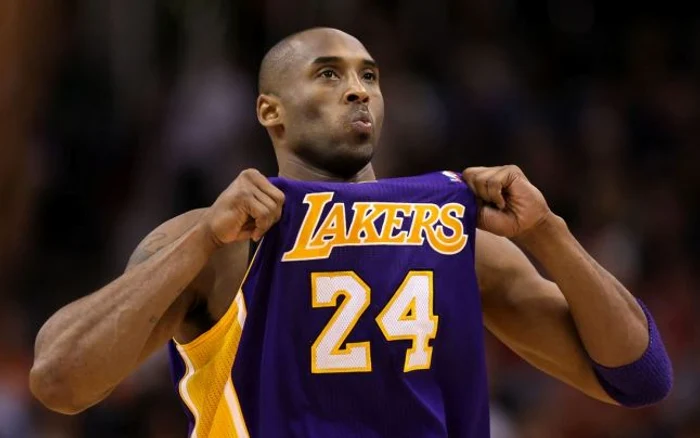 Kobe Bryant a jucat 20 de ani pentru Los Angeles Lakers, echipă de unde s-a retras în 2016