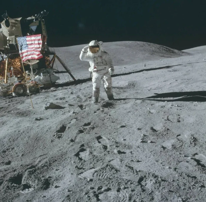 Ultima misiune Apollo pe Lună, 1972. Foto NASA