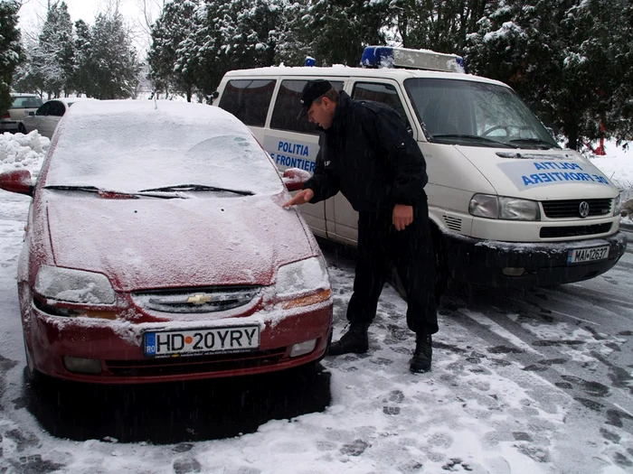 Una dintre maşinile furate şi vândute amatorilor de chilipiruri