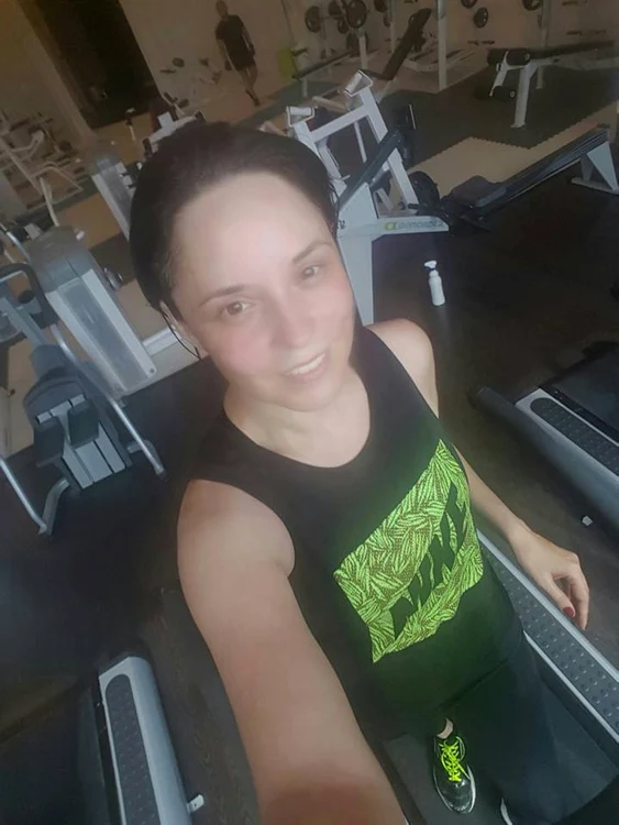 Andreea s-a dus chiar și duminca la sala de sport