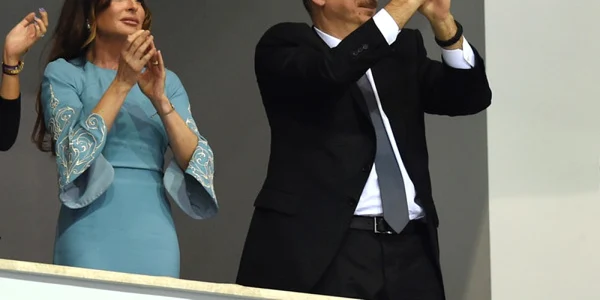 Sotii Ilham şi Mehriban Aliev FOTO zimbio.com