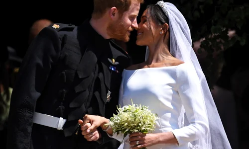 Emoţionaţi, prinţul Harry şi mireasa lui Meghan Markle şi au jurat credinţă veşnică la 19 mai 2018 jpeg