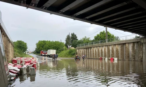Așa arăta în această dimineață pasajul de pe Șos  București Târgoviște, din Capitală jpeg