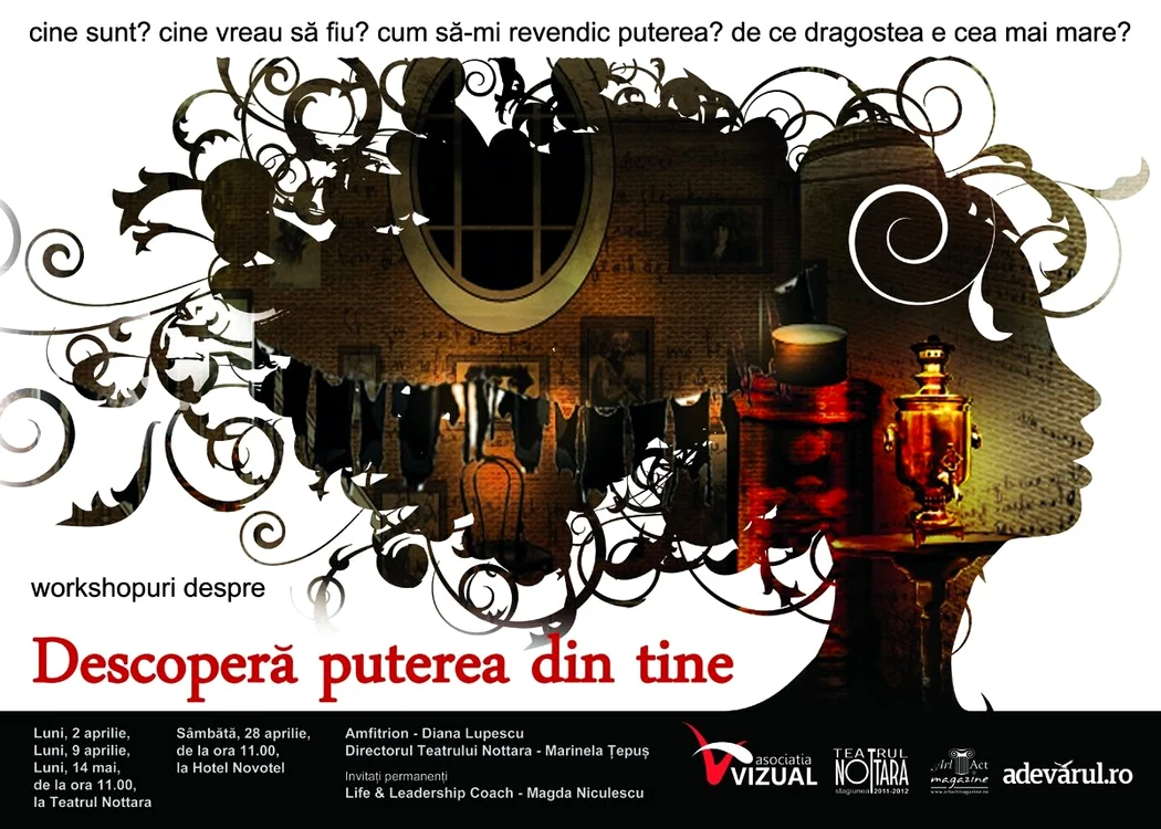 Amfitrionul proiectului este Diana Lupescu, actriţă şi regizor de teatru