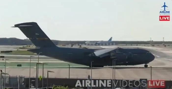 Doomsday Plane („Avionul Apocalipsei”) a aterizat pentru prima oară pe un aeroport civil