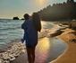 Marina și Daniel Nițoiu, cu bebelușul Filip în Corfu foto: arhivă personală 