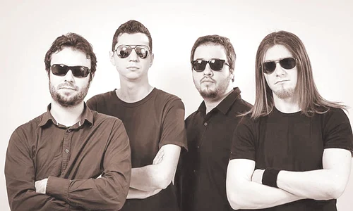 Trupa Up to Eleven: Laurenţiu, Bogdan, Liviu şi Mircea (de la stânga la dreapta) jpeg