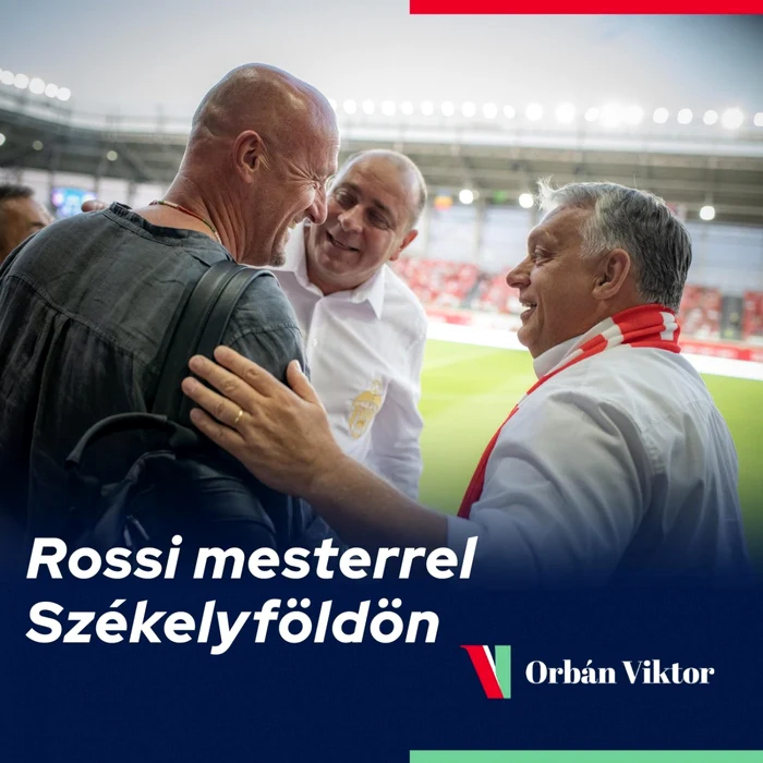 Orban, Dioszegi şi Rossi, pe stadionul lui Sepsi. FOTO: Facebook