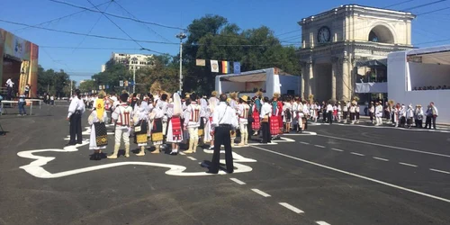 Proteste la Chişinău de Ziua Independenţei. FOTO Iurii Botnarenco