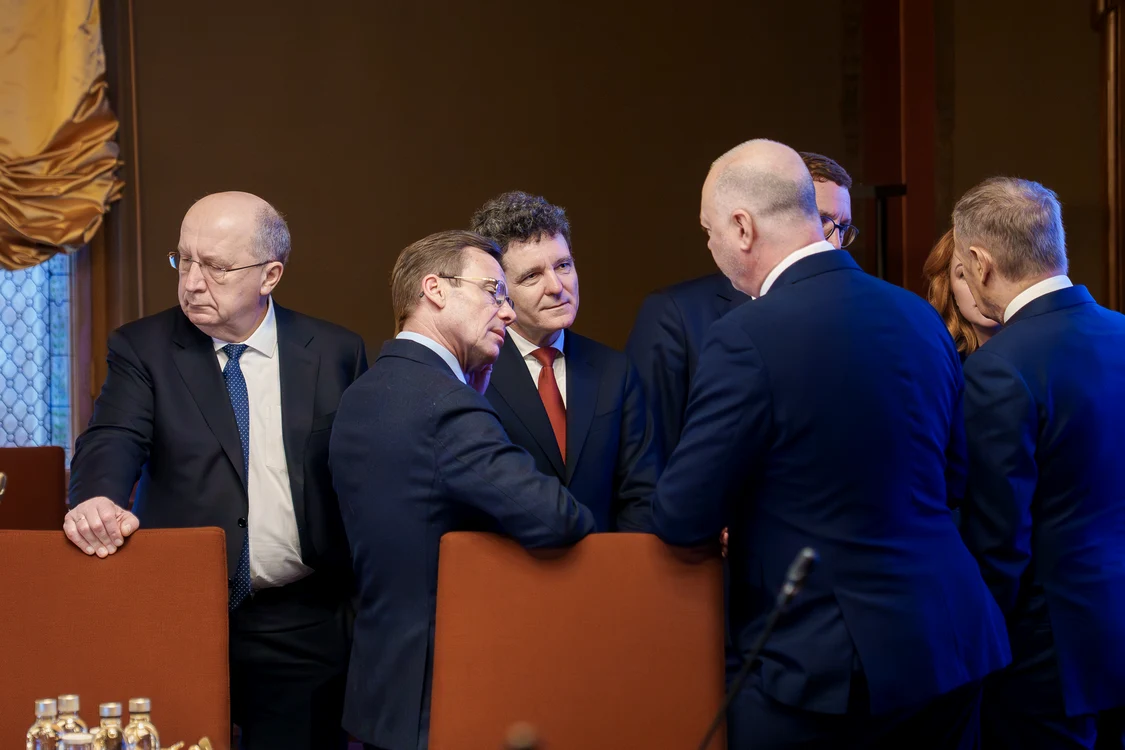 Nicușor Dan, alături de președinții celorlalte state UE de pe Flancul de Est. FOTO: Presidency.ro
