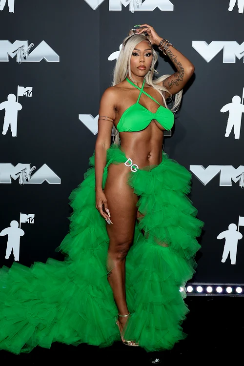 Adizia Bambi Benson, într-o ținută verde la MTV VMA 2024