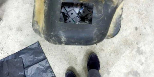 Rezervorul modificat al masinii. Foto