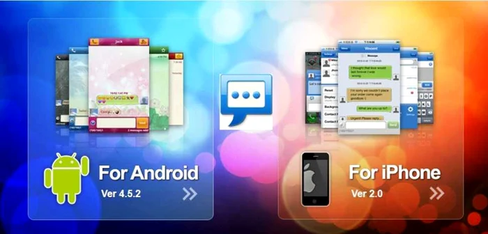 Handcent SMS este disponibilă pentru Android şi iPhone (într-o anumită formă). FOTO Captură ecran