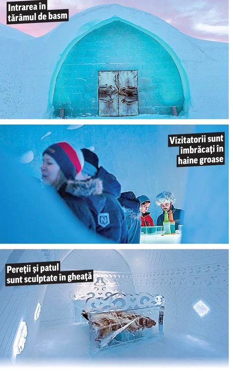 Celebrul paradis al zăpezii a fost reconstruit pentru a 24-a oară în Laponia, Suedia