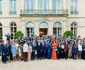 Klaus Iohannis și Carmen Iohannis la Palatul Elysee înaintea ceremoniei de deschidere a Jocurilor Olimpice de la Paris. FOTO: Administrația Prezidențială