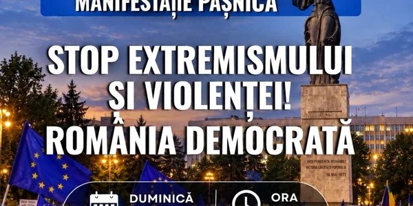 protest imporiva violentei şi extremismului Facebook Lupii Tricolori 