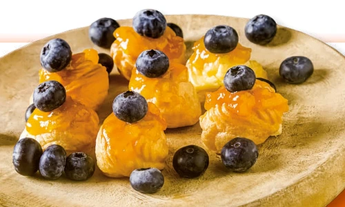 mini choux cu gem de caise jpg