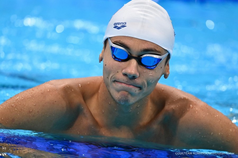 David Popovici, start promițător la Mondiale: Primul rezultat îl menține în cursa pentru medalii