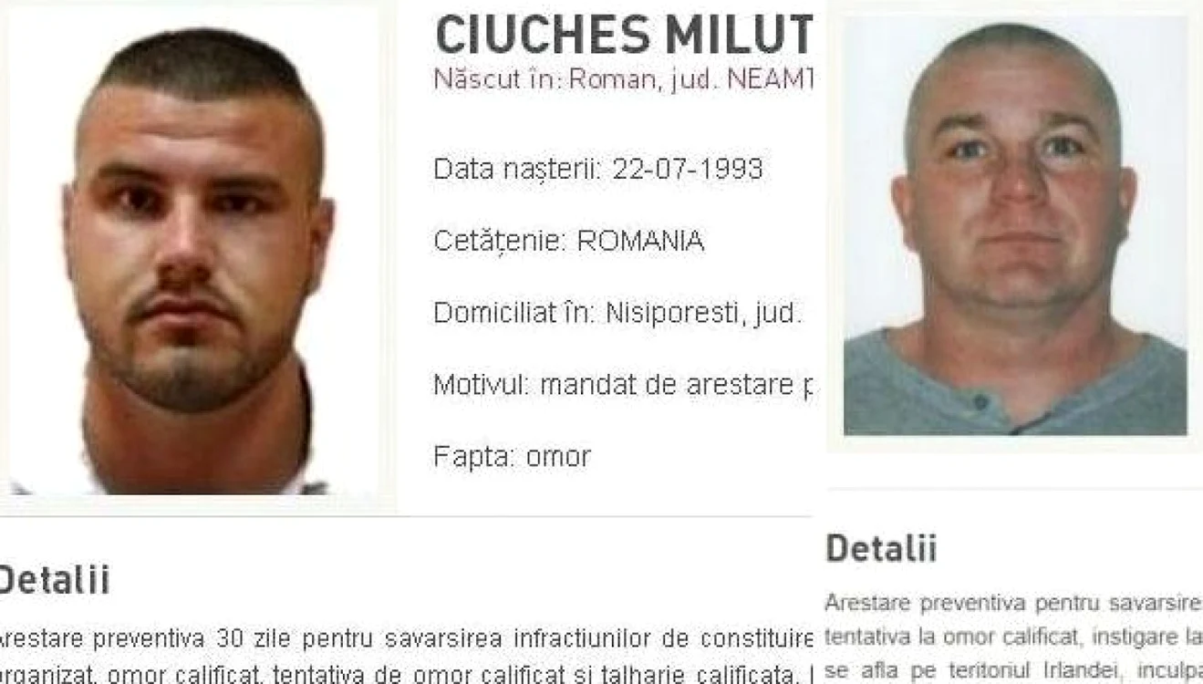 Ion Antin conducea gruparea interlopă, iar Liviu Ciucheş era mâna lui dreaptă FOTO Poliţia Română