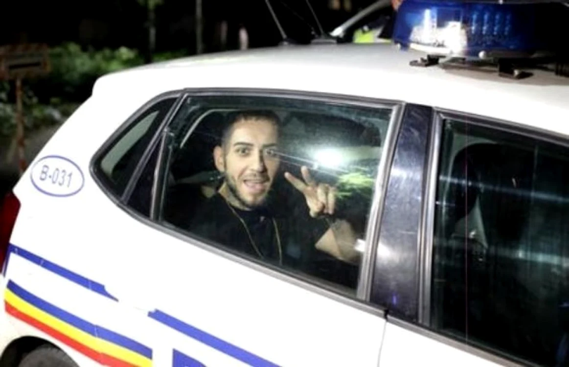 Fulgy a fost reţinut de poliţiştii de la Secţia 12. FOTO: arhiva personală/Instagram