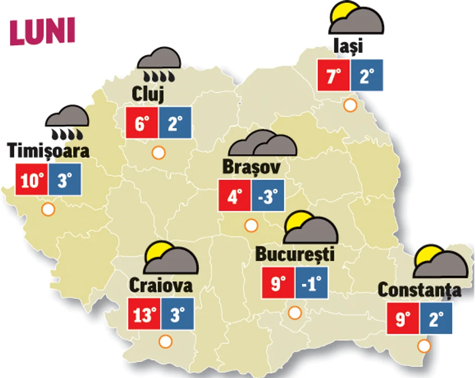 Prognoza meteo 1 februarie ne spune că cea de-a doua lună a anului debitează cu vreme frumoasă