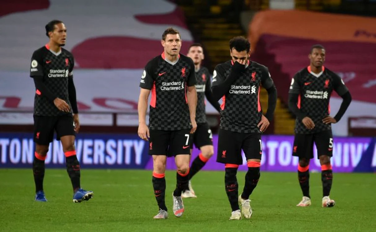 
    Jucătorii lui Liverpool au suferit cea mai grea înfrângere din carierăFoto: Guliver/ GettyImages  