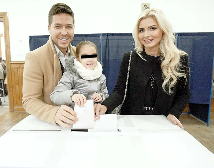 Jorge a fost însoţit de soţia sa, Ramona Prodea, şi de Karina, fetiţa din prima căsnicie