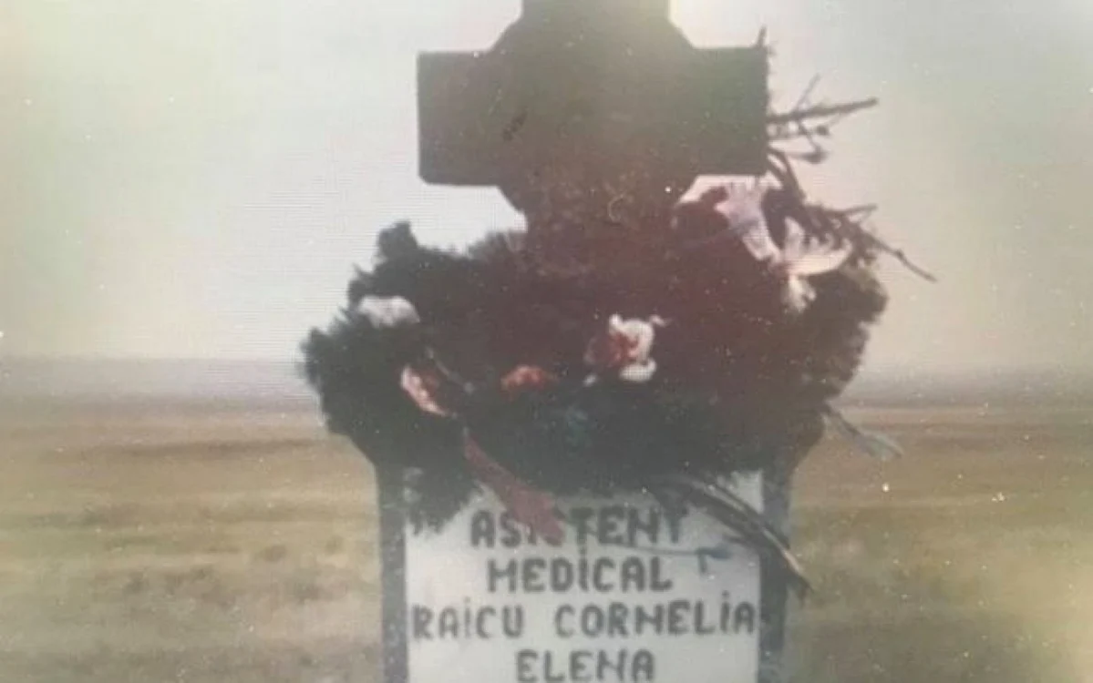 Mormântul asistentei medicale a fost profanat în noaptea de 23/24 noiembrie 2020 FOTO /Captură video