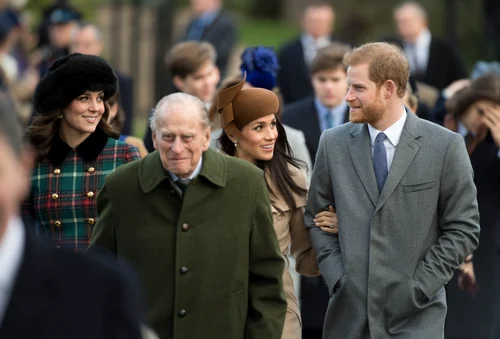 Meghan și Harry la Sandringham în 2017, Profimedia