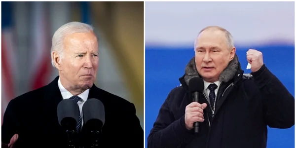 Joe Biden și Vladimir Putin FOTO Profimedia 