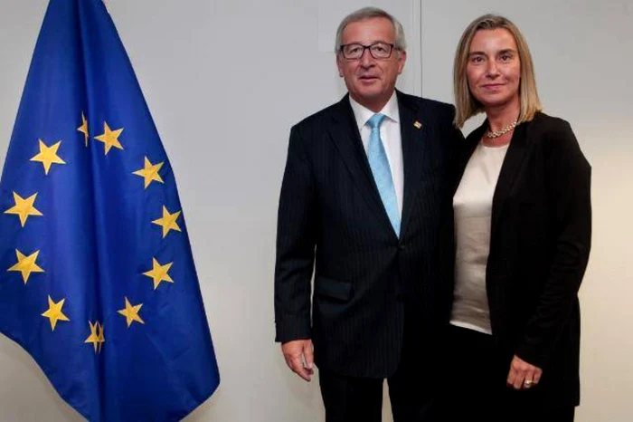 Juncker, Mogherini/ Foto: EPA