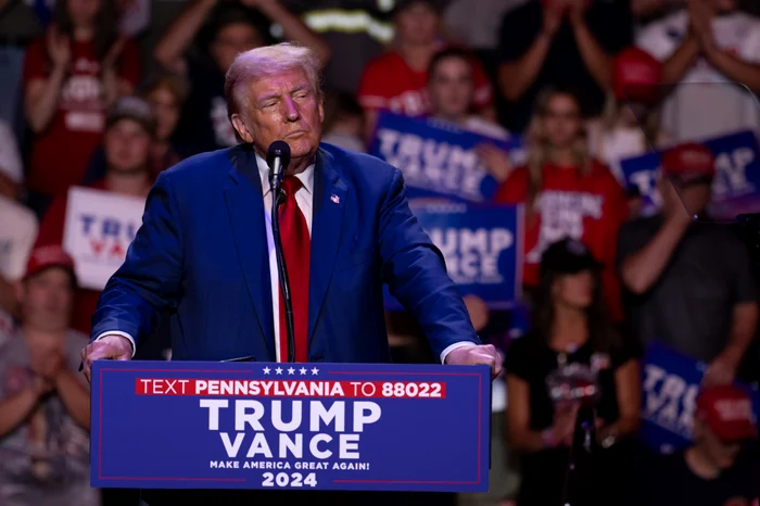 Donald Trump, în campanie electorală FOTO EPA-EFE