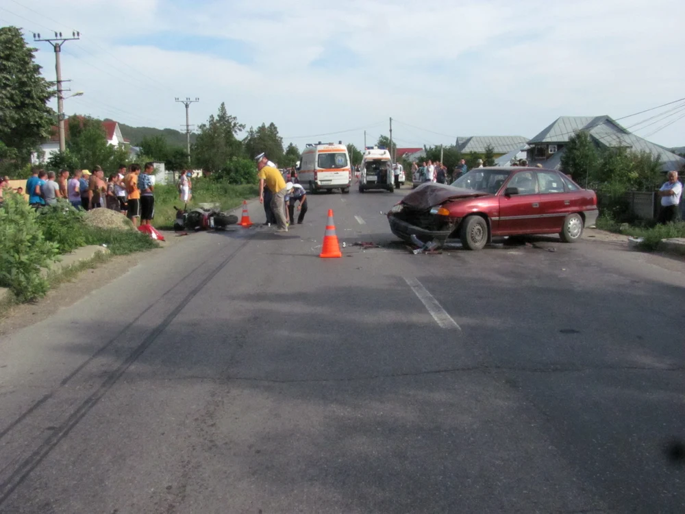 Accidentul a avut loc la Muntenii de Jos