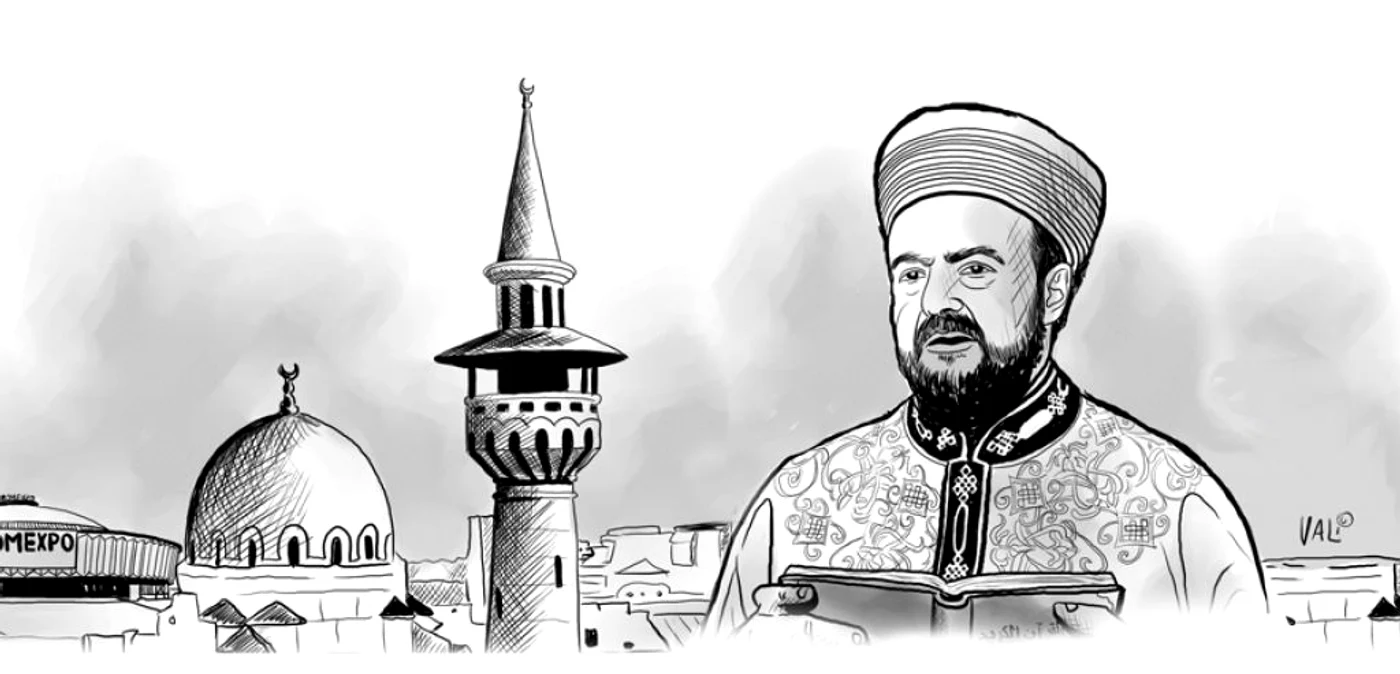 Cea mai mare moschee din Europa va fi rificată la Bucureşti Desen de Vali Ivan