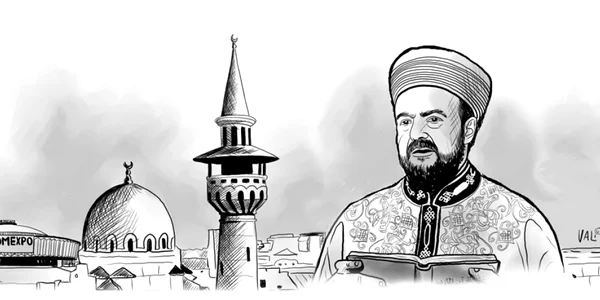 Cea mai mare moschee din Europa va fi rificată la Bucureşti Desen de Vali Ivan 