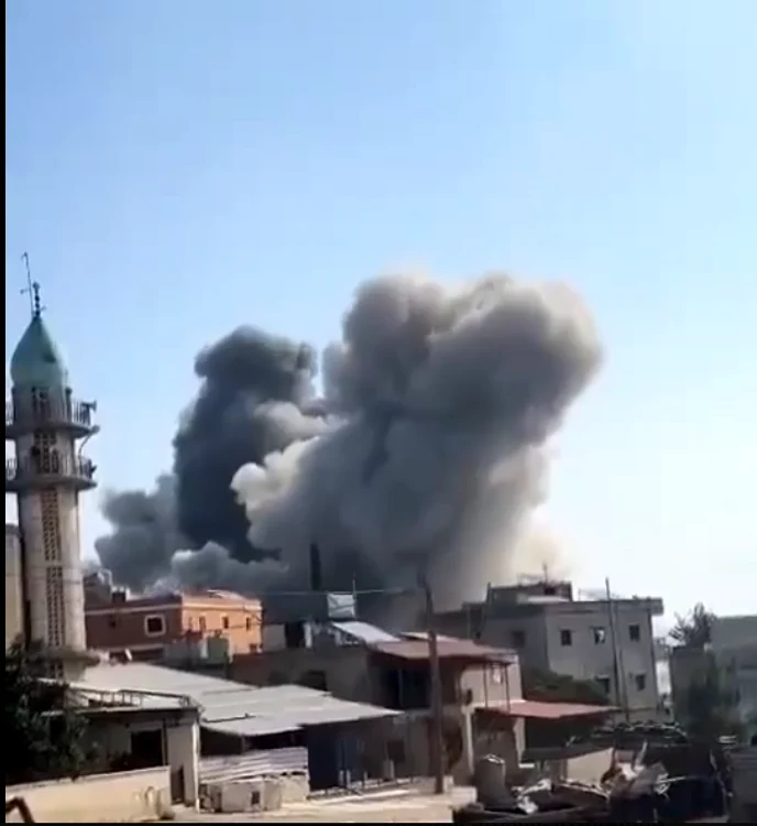 Bombardament israelian în sudul Libanului FOTO Captură Video