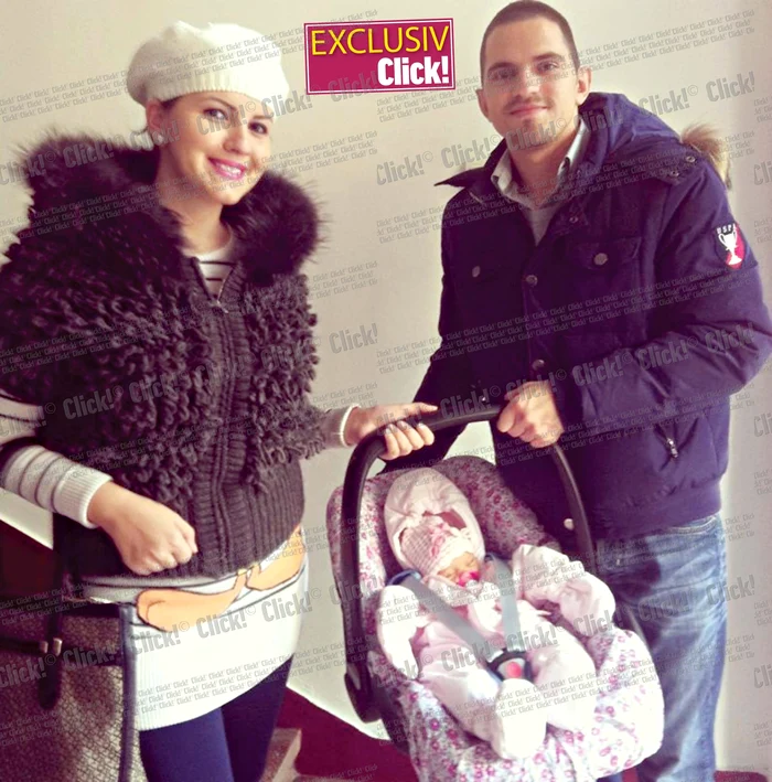 Alexandra şi Corneluş au devenit părinţi în urmă cu o lună