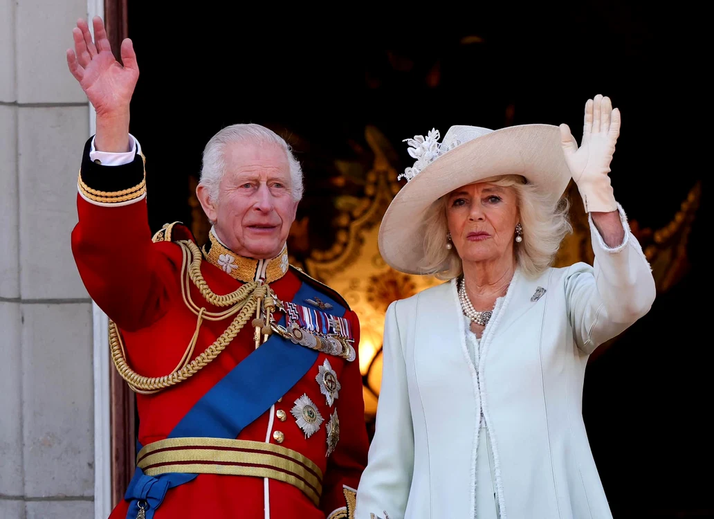 Regele Charles si Regina Camilla la Trooping the Colour 2024 Casa Regala (2) jpg