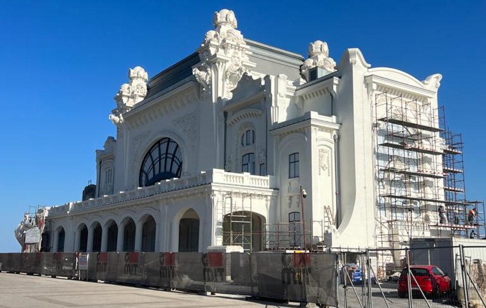 Cazinoul din Constanța, aproape gata reabilitat. Cum arată edificiul-simbol de la malul mării