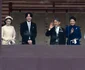 Prințesa Kiko, Prințul Fumihito Akishino, Împăratul Naruhito al Japoniei, Împărăteasa Masako, Prințesa Aiko. FOTO: Getty Images