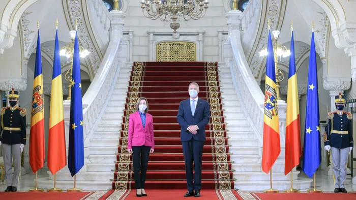 Maia Sandu şi Klaus Iohannis FOTO: Presidency.ro