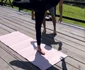 Andreea Raicu a fost și la un yoga retreat la Brașov