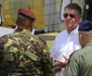 Klaus Iohannis la baza militară Mihail Kogălniceanu / FOTO Inquam Photos / George Vilia / 13 iul 2017